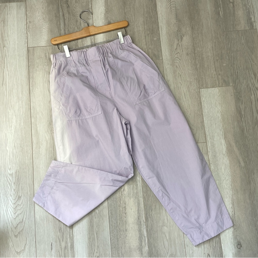 A Shirt Thing Pants cotton straight leg womens Purple small contemporary casual